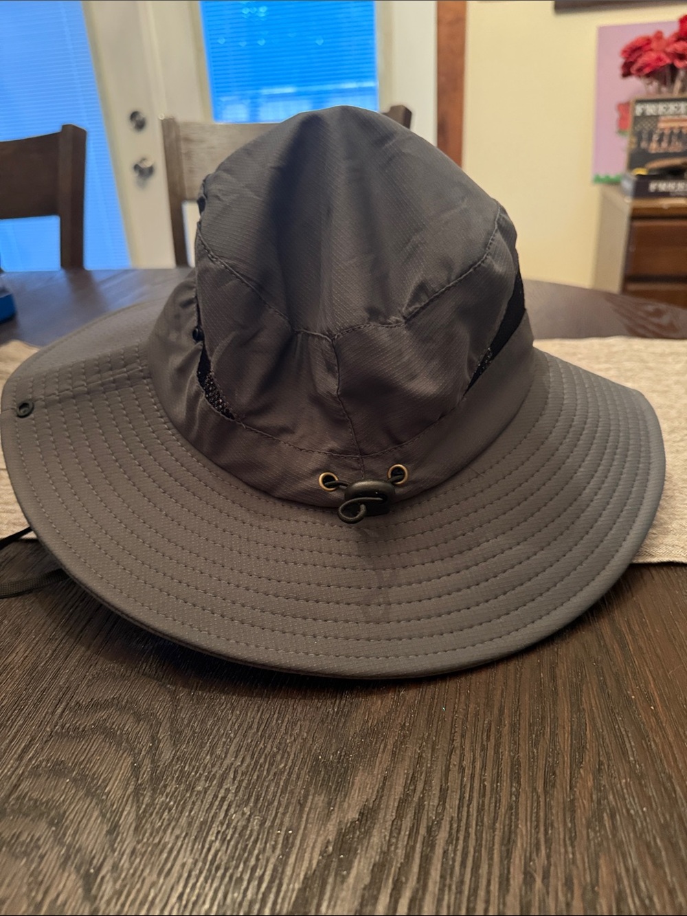 Source Unknown Men's Wide Brim Outdoor Boonie Hat - Dark Gray